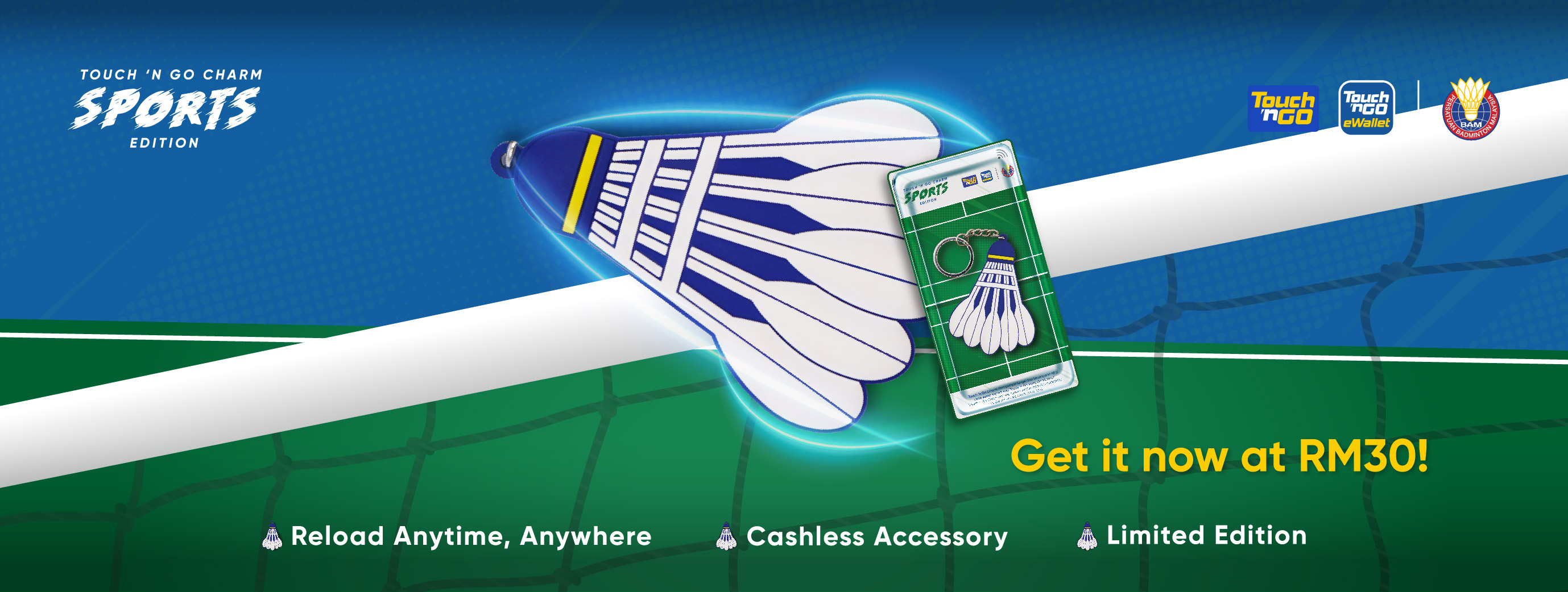 Touch 'n Go Launches its first Sports Edition Charm in Collaboration with the Badminton Association of Malaysia