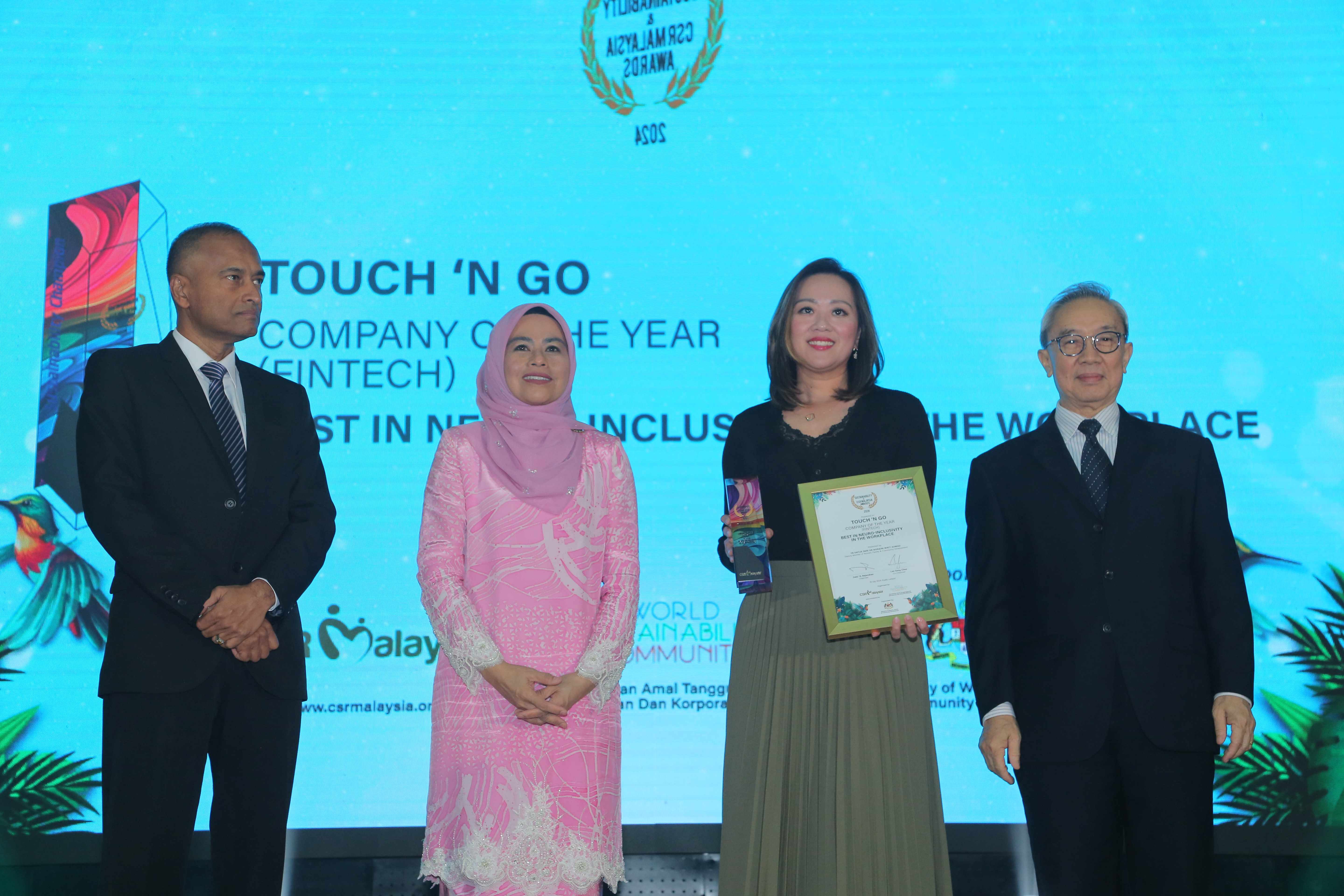 Touch ‘n Go Awarded Company of the Year (Fintech) at the Sustainability & CSR Malaysia Awards 2024