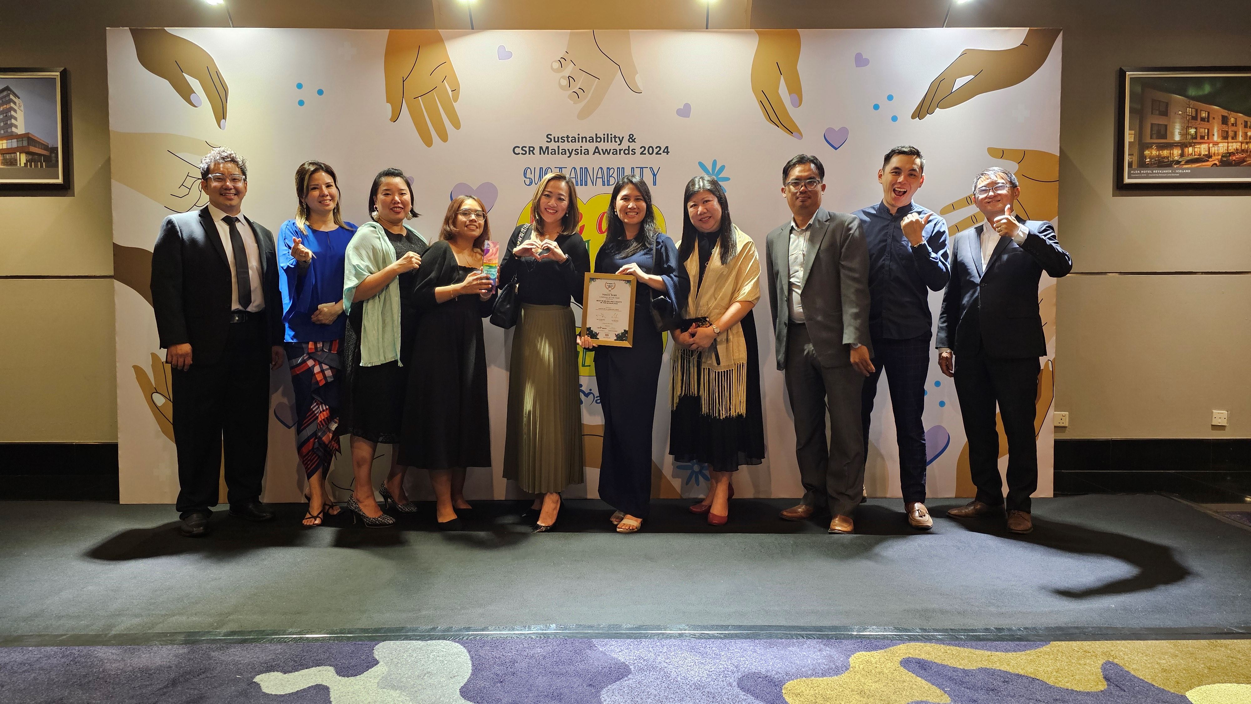 Touch ‘n Go Awarded Company of the Year (Fintech) at the Sustainability & CSR Malaysia Awards 2024
