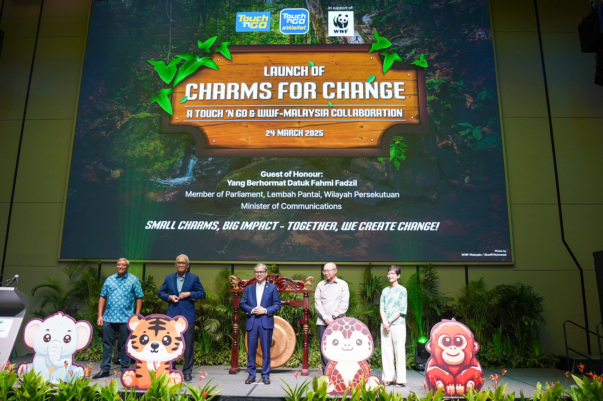 Touch ‘n Go and WWF-Malaysia Unite to Launch ‘Charms for Change’ Raising Awareness to Protect Malaysia’s Endangered Wildlife
