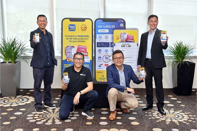 Touch ‘n Go eWallet and AIA Malaysia Introduce WalletSafe at just RM1