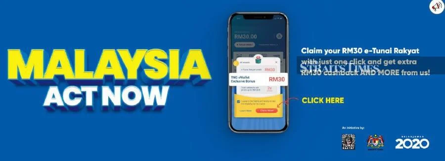 Touch 'n Go eWallet doubles e-Tunai Rakyat claim